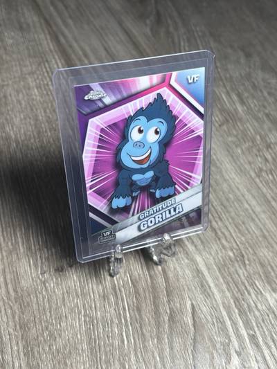 Gratitude Gorilla - 2026 VeeFriends Topps Chrome, Pink Refractor /250