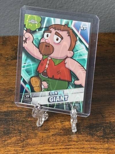 Gentle Giant - 2026 VeeFriends Topps Chrome, Aqua Raywave Refractor /199