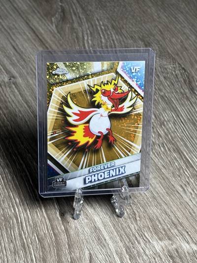 Forever Phoenix - 2026 VeeFriends Topps Chrome, Gold Mini-Diamond Refractor /50