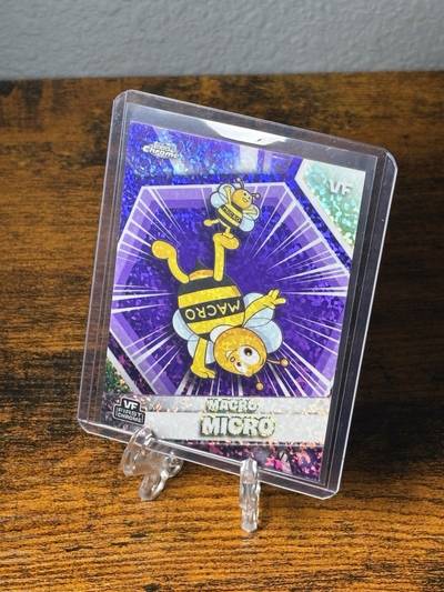 Macro Micro - 2026 VeeFriends Topps Chrome, Purple MiniDiamond Refractor /75