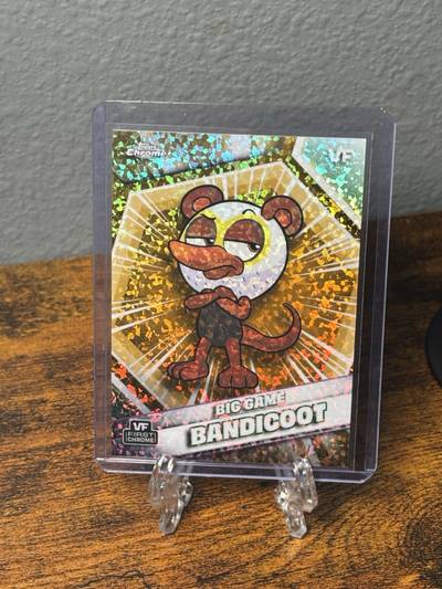 Big Game Bandicoot - 2026 VeeFriends Topps Chrome, Gold Mini-Diamond Refractor /50