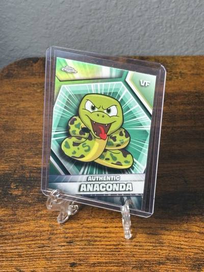Authentic Anaconda - 2026 VeeFriends Topps Chrome, VF Green Refractor /99