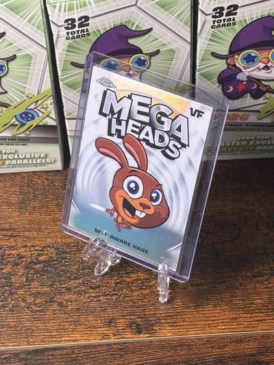 Self-Aware Hare - 2026 VeeFriends Topps Chrome, Mega Head