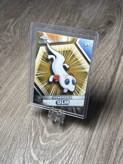 Honorable Olm - 2026 VeeFriends Topps Chrome, Gold Refractor 7/50