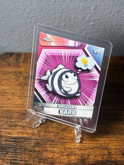 Brilliant Barb - 2026 VeeFriends Topps Chrome, Pink Refractor /250
