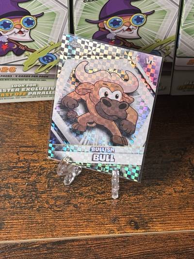 Bullish Bull - 2026 VeeFriends Topps Chrome, Base X Refractor (Mega Only)