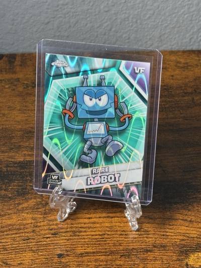 Rare Robot - 2026 VeeFriends Topps Chrome, Aqua Raywave Refractor /199