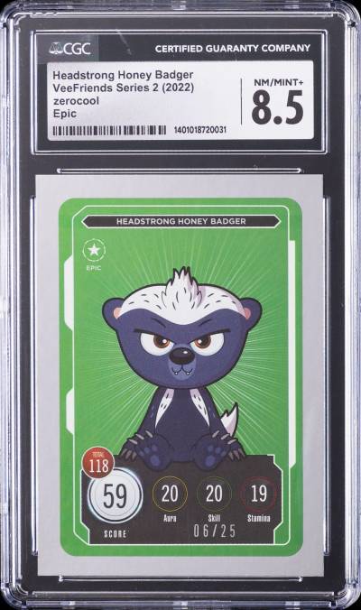 Headstrong Honey Badger - 2022 VeeFriends Series 2, Epic /25